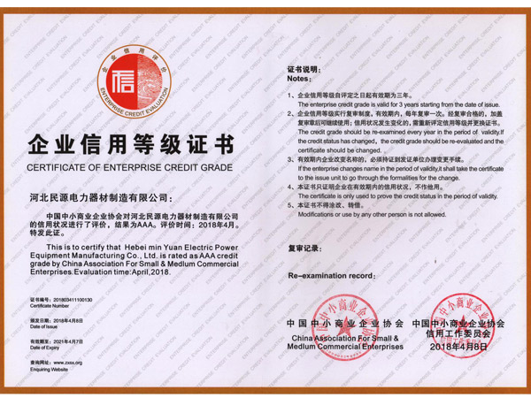 企业信用等级